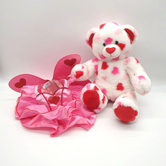 Build A Bear Heart Cupid Fairy Stuffed Plush Toy Valentine Love Gift Collectable - Picture 2 of 10
